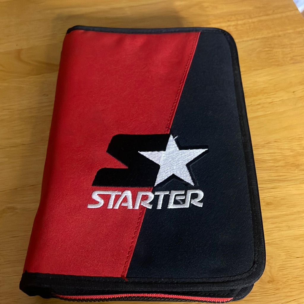 Vintage Starter Zip-Up Agenda Binder Address Book Planner Calendar Organizer